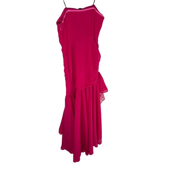 NBD Lerry Gown Strapless Ruffle Party Statement Evening Cocktail Party Gala S - Picture 10 of 12